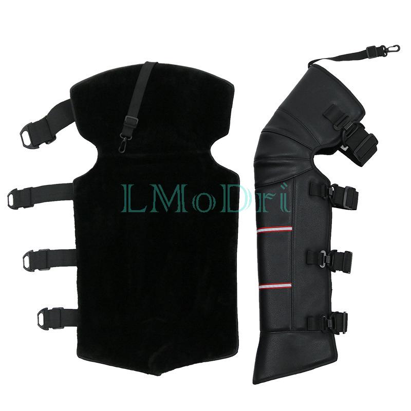 LMoDri Riding Electric Bicycle Warm Kneecap Motorcycle Knee Pads Legs Protective Guard Winter Outdoor Against Wind