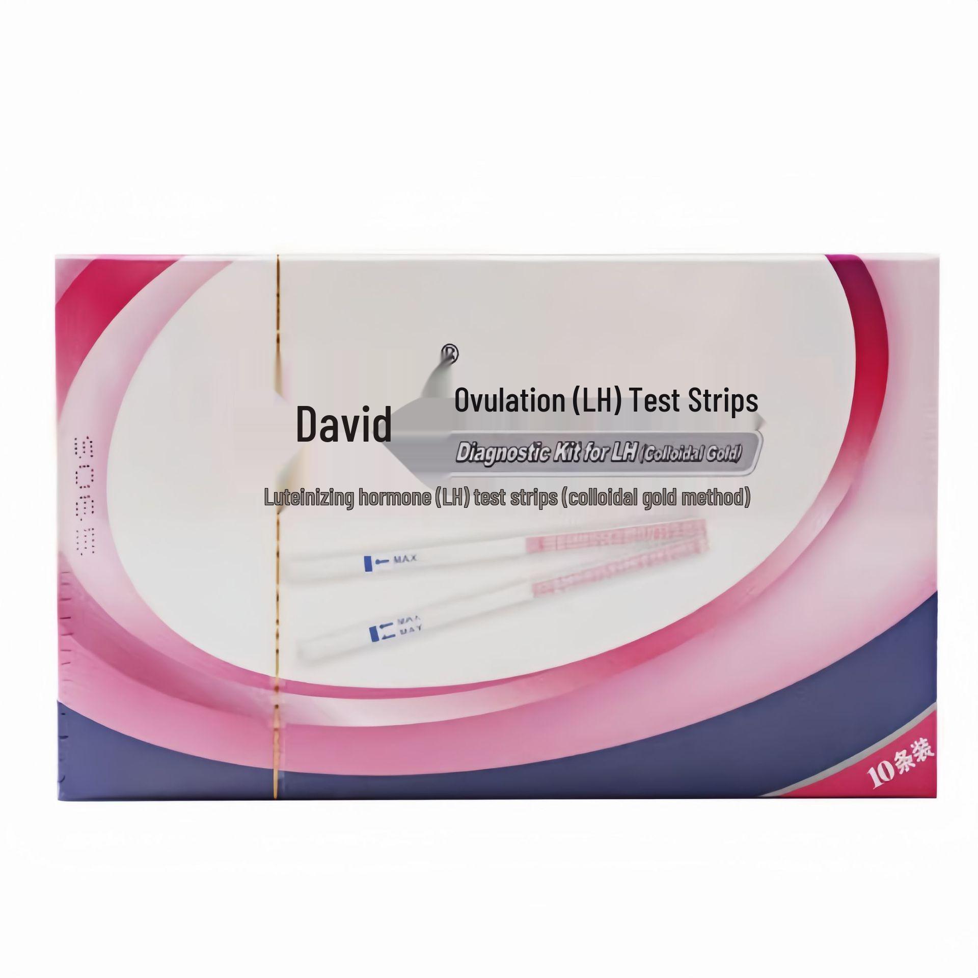 Тест-полоски David на овуляцию и раннюю беременность - Упаковка 10 шт. с незаметной доставкой