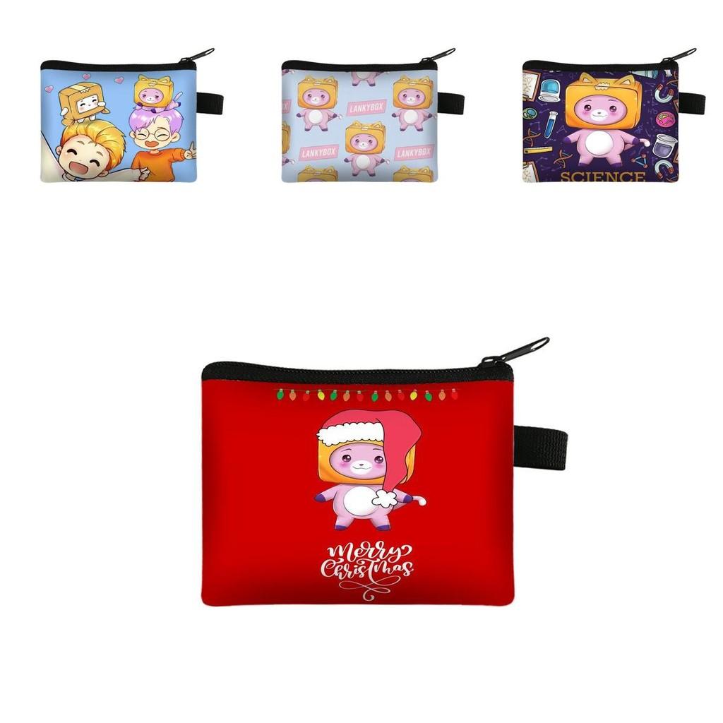 Durable Lankybox Coin Purse Portable Organizer With Comfortable Polyester Fabric