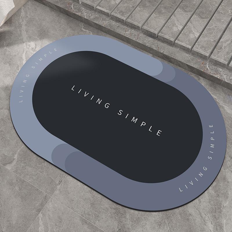 Modern Diatom Mud Quick-Dry Bathroom Mat