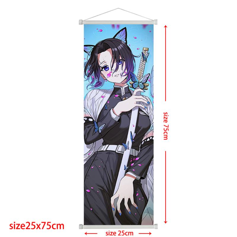 Demon Slayer Scroll Poster Rengoku Kyoujurou Heimdeko Kamado Tanjirou Wohnzimmerdekoration Hängegemälde Kindergeschenk Poster