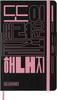 Moleskine x BLACKPINK Skitsebog Notesbog Akvarelpensel Stor Størrelse x Lyserød SKBNDL8279S8 + Sæt med 5 dele, (13cm 21cm), Hardback,