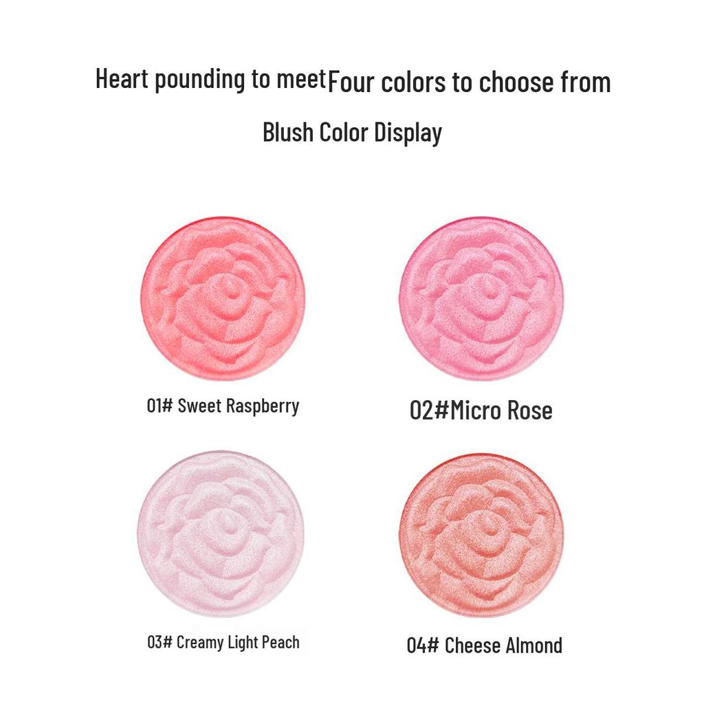 Keke Mood Gorgeous Beauty Highlighter Blush: Skin-Adhering, Easy To Apply, Natural Brightening & Contouring.