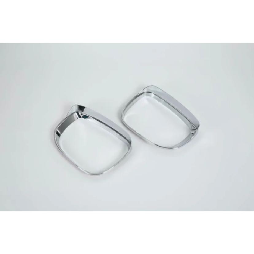 Chrome 2x Rain Guard Mirror Cover Trim for 2017- Mazda CX-5 CX5 Rearview ABS