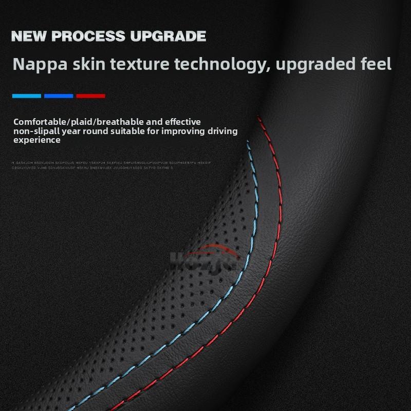 Car Leather Steering Wheel Cover for MINI Cabrio Cooper SE S JCW Countryman Aceman Clubman Clubvan Paceman Coupe Roadster JOHN