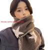 Soft Yarn Knit Scarf Versatile Design Yarn Scarf Cool Warm Wrap Scarf  For Women