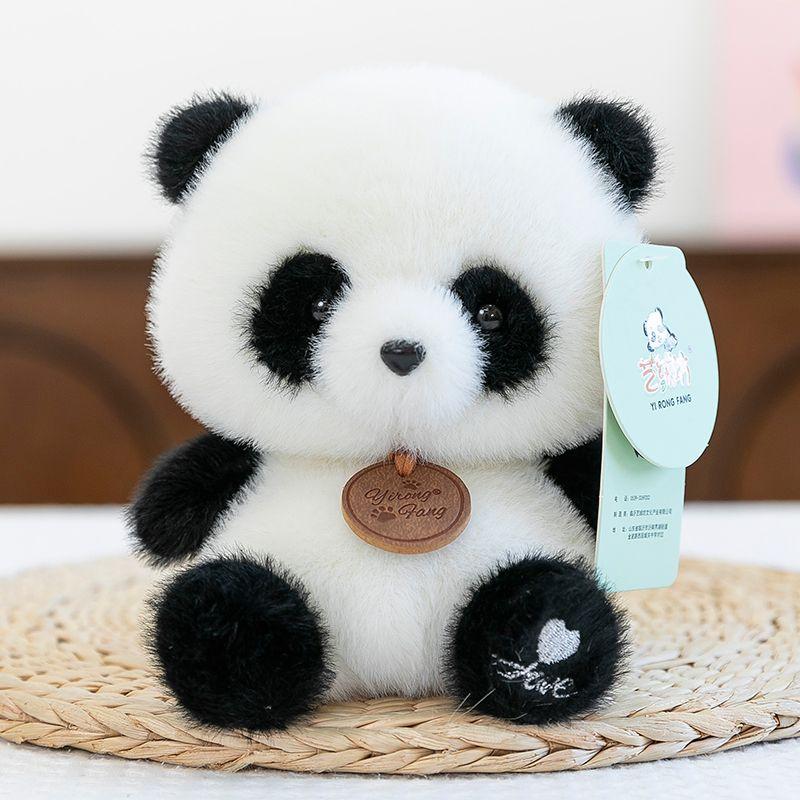 

Soft Sweet Sweet Pier Dolphin Park Plush Toy Wedding Event Throwing White Rabbit Panda Gift Learning Match Panda 16cm [Meng Pet Garden]]