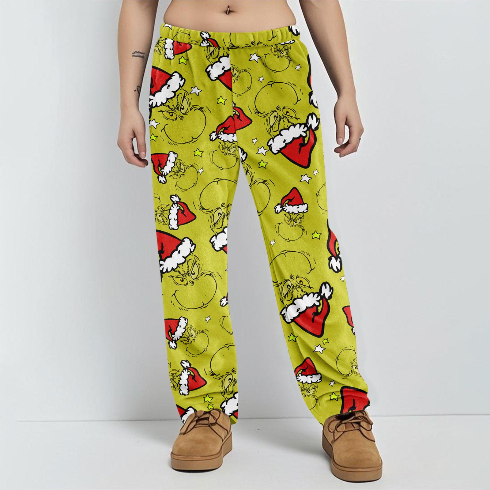 

Пижамные брюки Домашняя одежда Повседневные Брюки на кулиске с эластичной талией Удобные Прямые Брюки для йоги Свободные XL жёлтый