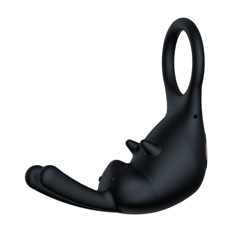 10 Speeds Clitoris Stimulation Massager Vibrator Sex Toy for Men Couple Delay Ejaculation Penis Ring Vibrating Cock Rings