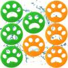 Raccoglitore di Peli in Silicone a Forma di Artiglio di Gatto 4 pz Lavatrice Vestiti Polvere Peli Raccoglitore Bifacciale Riutilizzabile Lavabile Strumenti di Pulizia