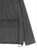 [Matinkim] Washed Cotton Drawstring Shirt In Charcoal