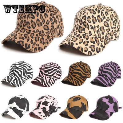 Baseballkappe mit Leopardenmuster, einfarbig, Cord, atmungsaktiv, Sonnenschutz, warm, für Herbst und Winter
