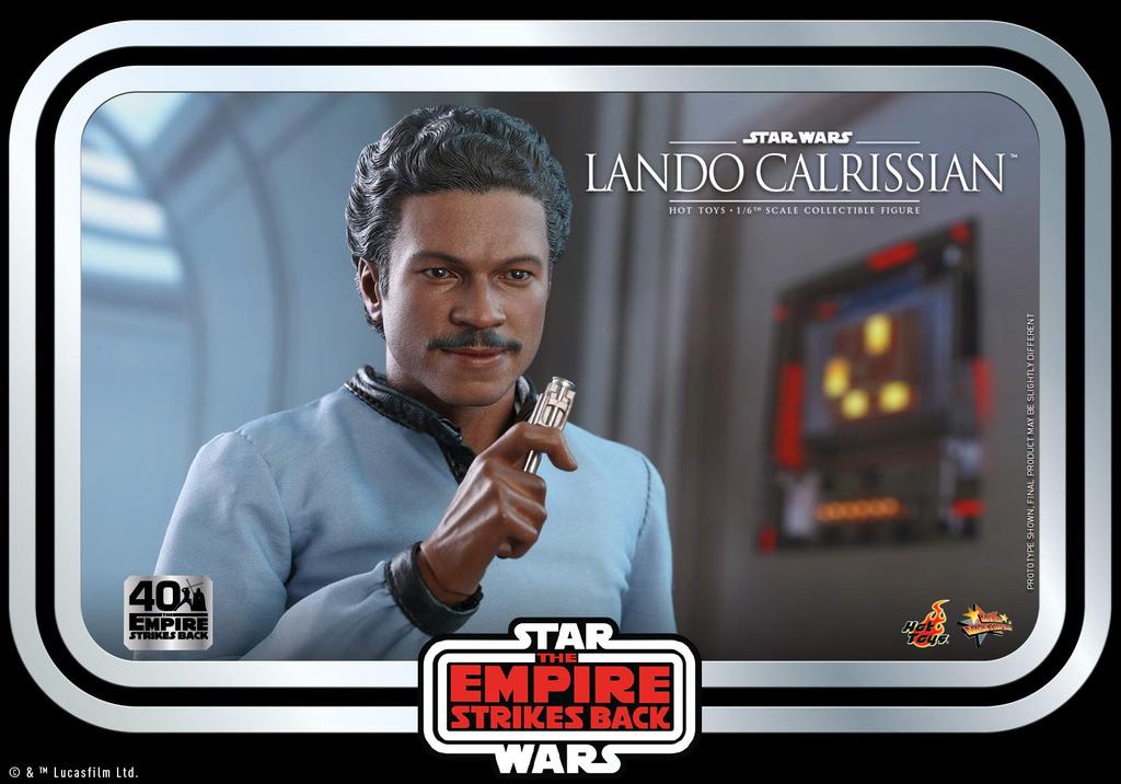 Hot Toys Movie Masterpiece Star Wars Episode 5: The Empire Strikes Back Lando Calrissian (40th Anniversary Edition) 16 Scale Figure Blue