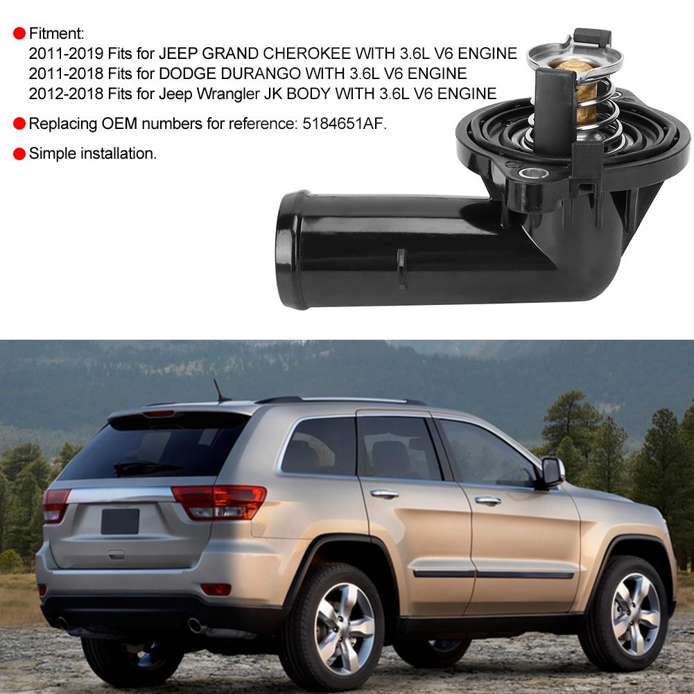 Pouzdro termostatu do auta 5184651AF Náhradní pouzdro vhodné pro Jeep Wrangler