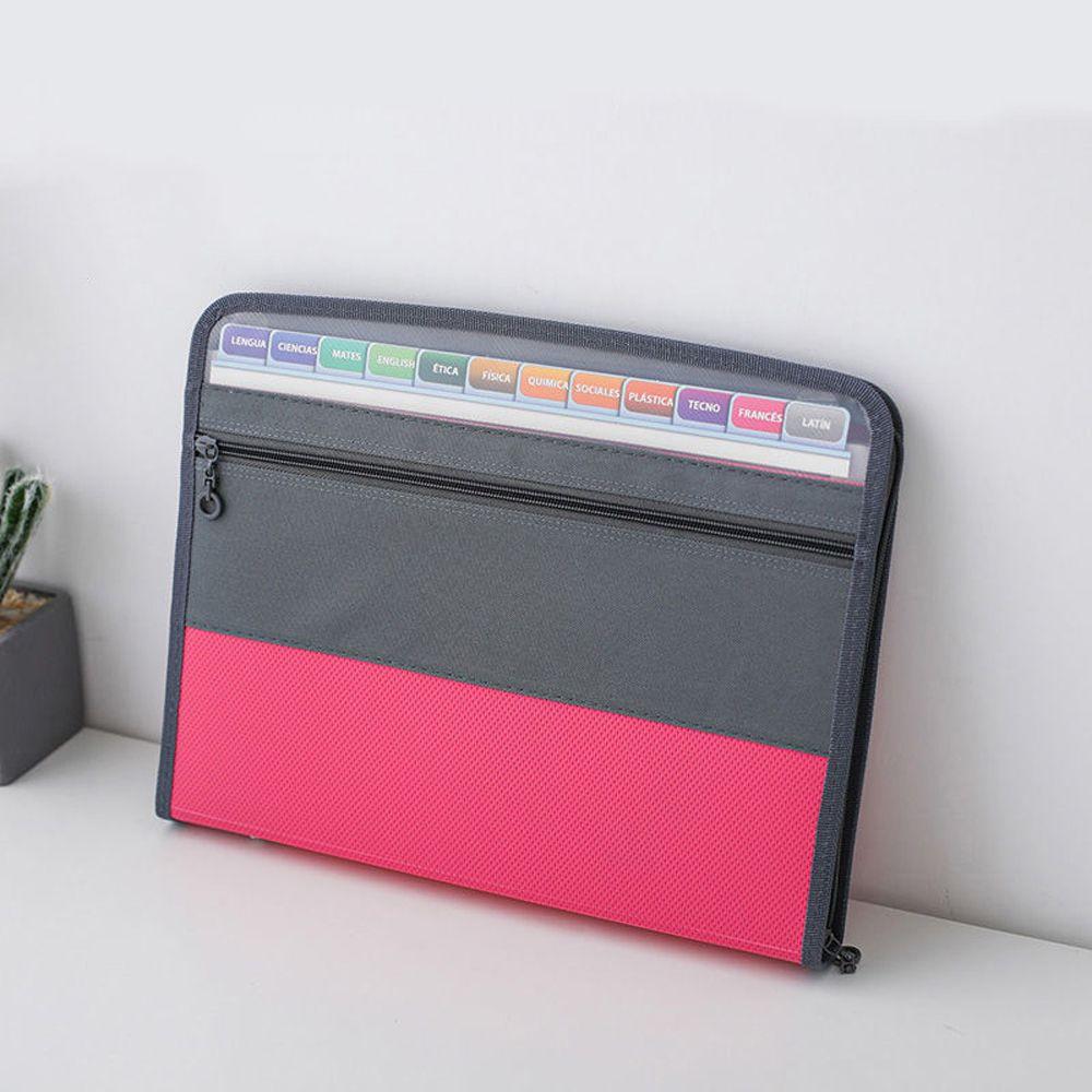 Bag School Stationery A4 File Folder File Storage Bag A4 Storage Bag Document Bag Zipper Organ Bag