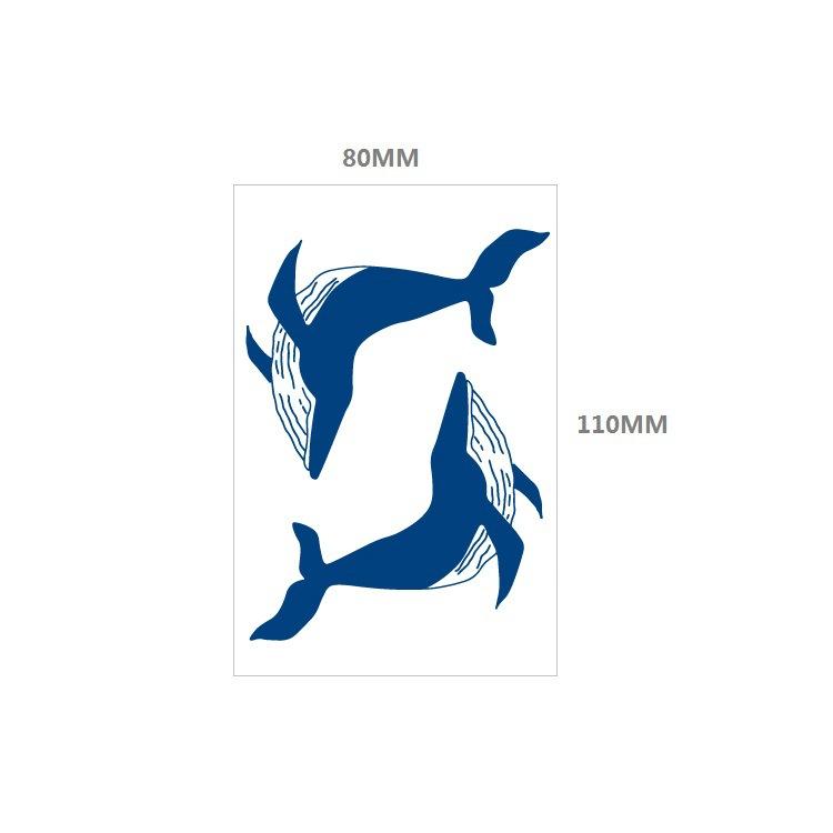 Emmy Lines Princess Small Pattern Herbal Gradual Change Semi-Permanent Waterproof Tattoo Sticker Simulation Tattoo Sticker