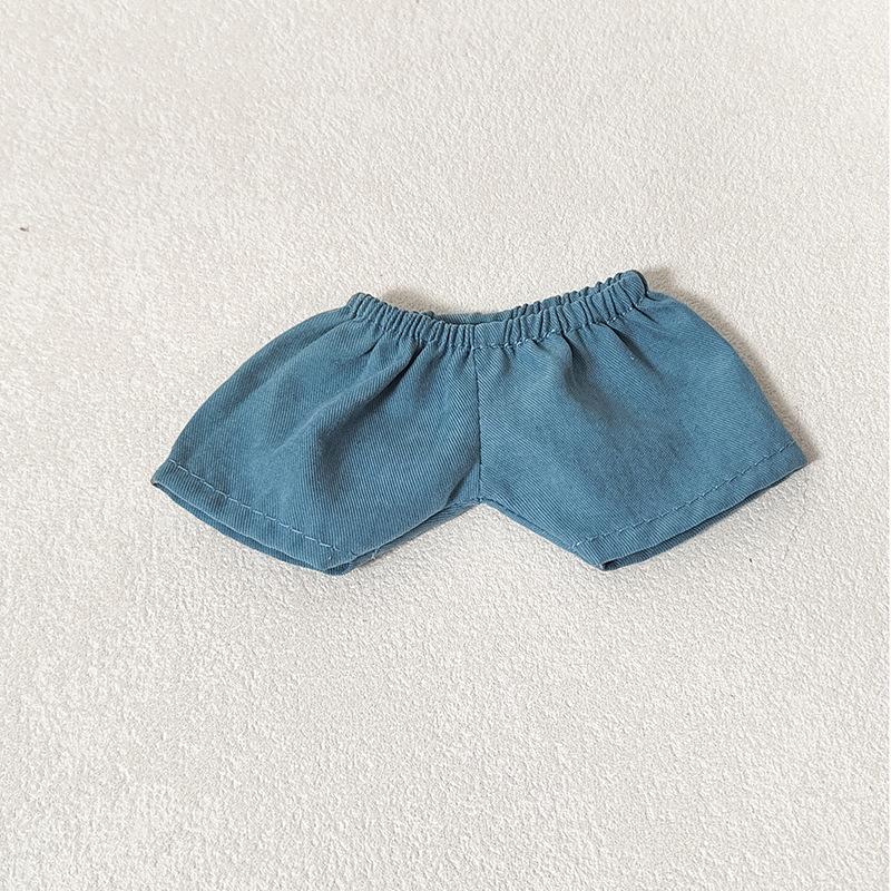 Labubu Pendant Clothing Set for First & Second Generation: Includes Striped Shirt, Pants, & Bag Replacement for Labubu Doll