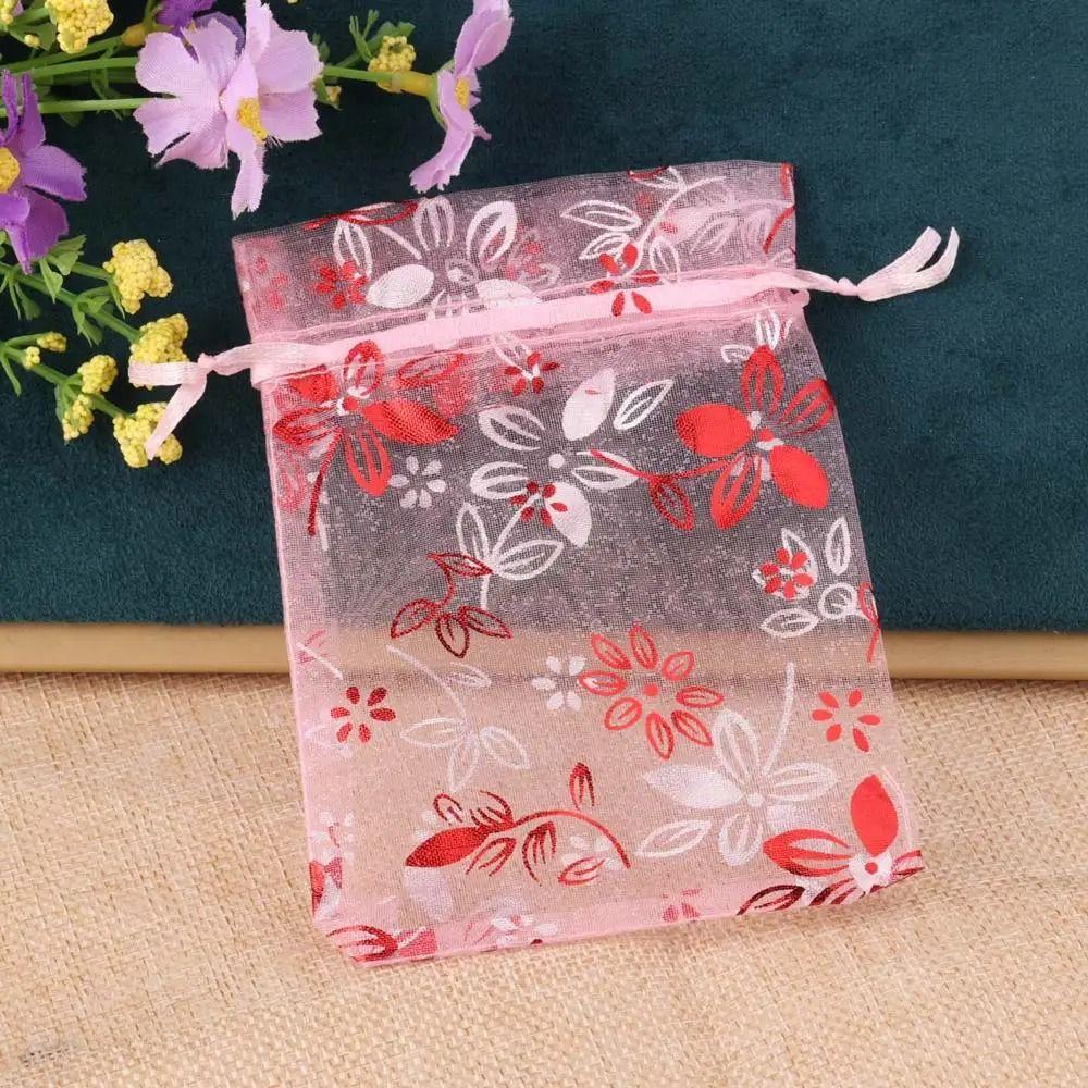 20pcs/lot Drawstring Gift Packing Pouches  Wedding Christmas Candy Gift Bags Jewelry Storage