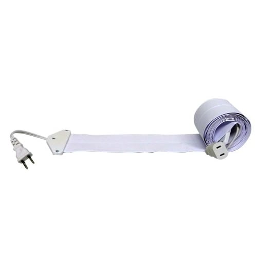 Surprisingly Thin Extension Cord Flat Cord White 3m