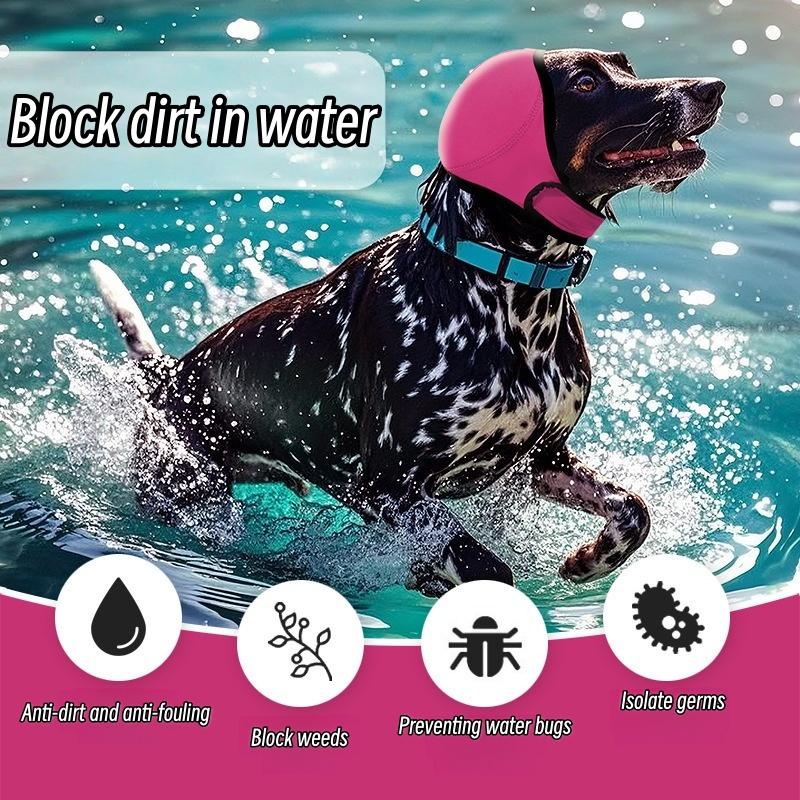 Multifunctional Pet Earmuffs for Dogs - Soothing Calming Headband Debris Proof Swimming Ear Protectors Four Seasons Style