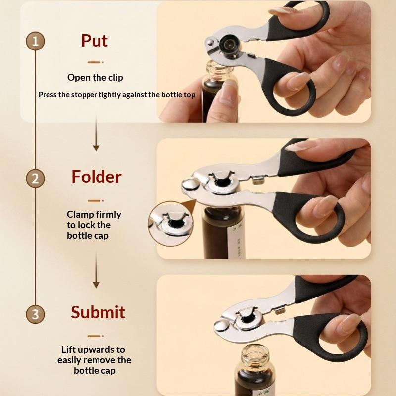 Practical Sturdy Oral Liquid Bottle Opener For 20Ml Medicine Bottles Fast Decapper Suitable For Home Nursing Household Use