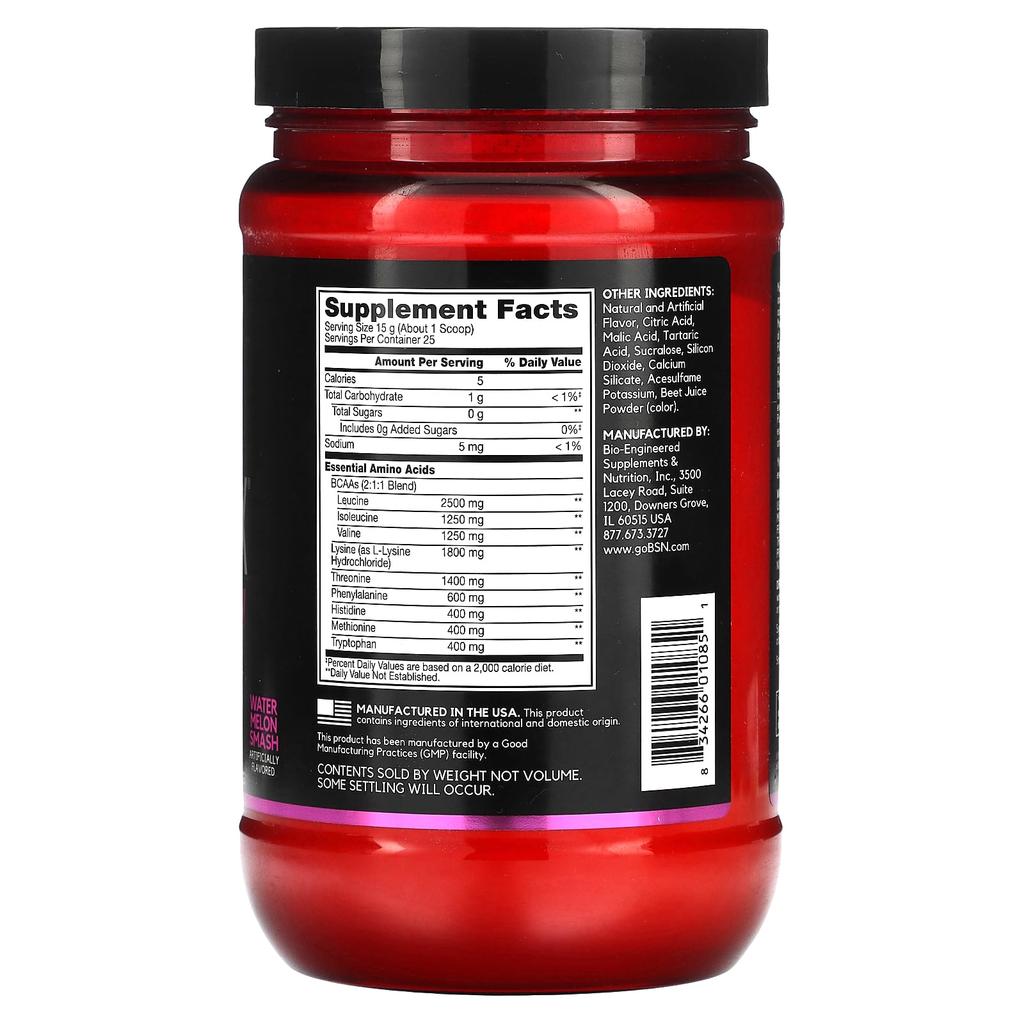 Aminox Eaas, Muscle Strength & Recovery, Watermelon Smash, 375G (13.2Oz)