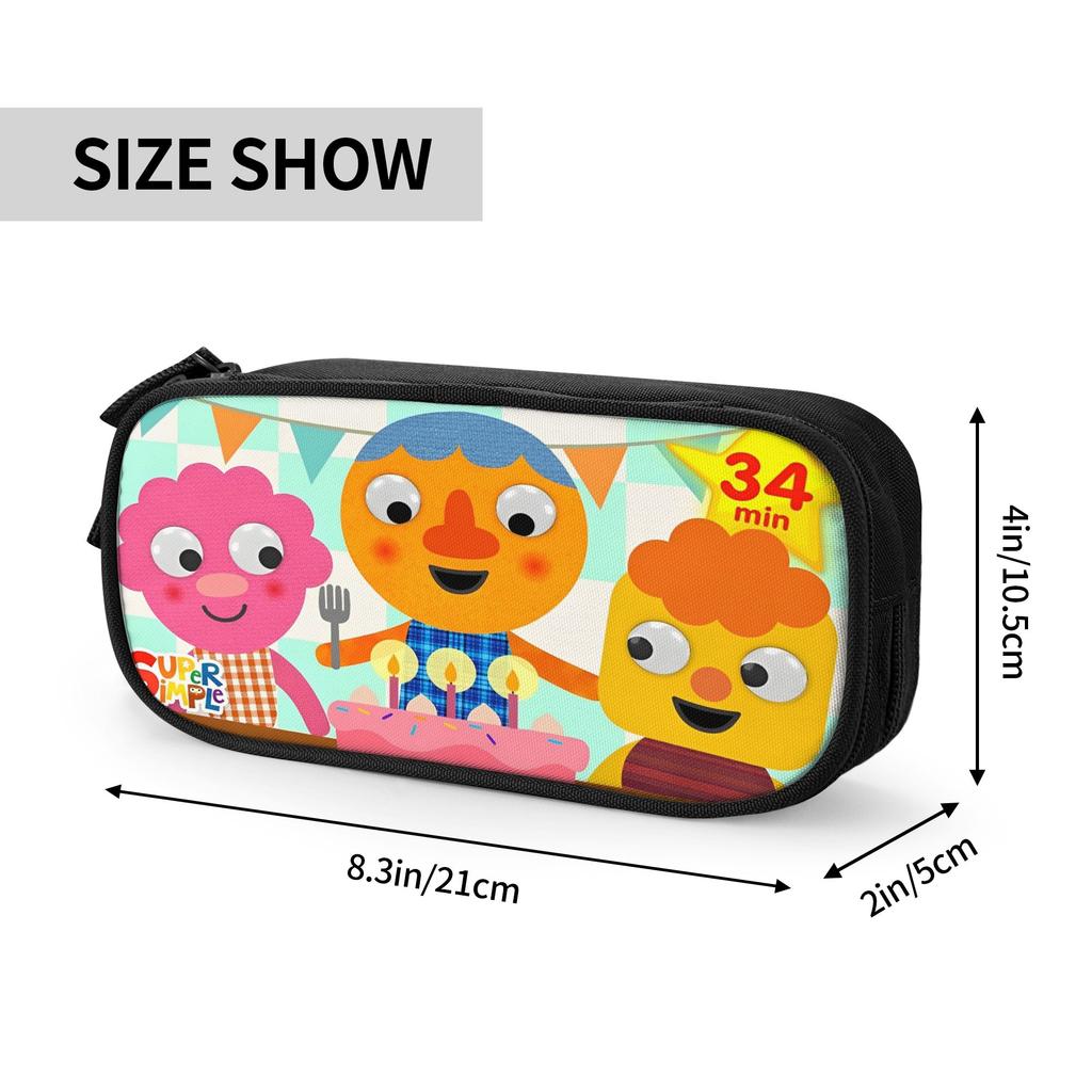 Noodle & Pals Micro Super Simple Accessories Pencil Case Large-capacity School Accessories Pencil Bag Birthday Gift