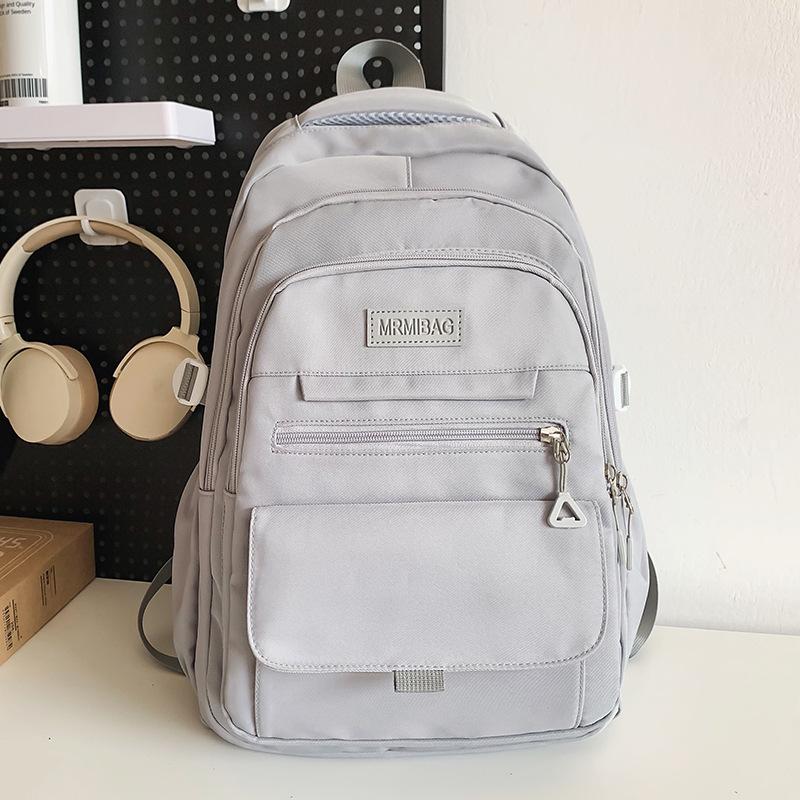 School Bag Elementary School Girl College Student Burgundy Backpack Male Junior High School Student High School Student Backpack