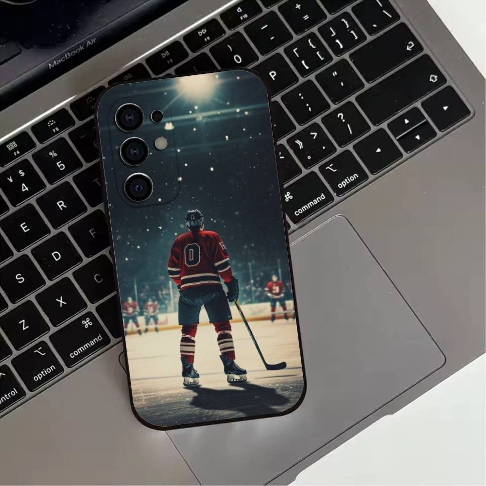 l-Ice H-Hockey R-Rink Sport Phone Case For Samsung S25,S24,S21,S22,S23,S30,Ultra,S20,Plus,Fe,Lite,Note,10,9,5G Black Cover