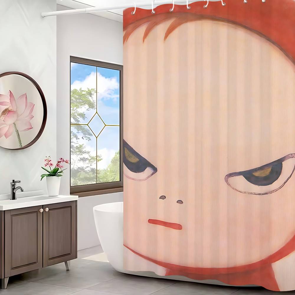 Yoshitomo Nara 1pc Shower Curtain Polyester Waterproof Shower Curtain Bathroom Partition Curtain Decoration Accessories