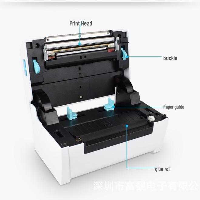 9200 Thermal Barcode Printer with Self-Adhesive Labels for Express Logistics POS-9200USB English EU Plug
