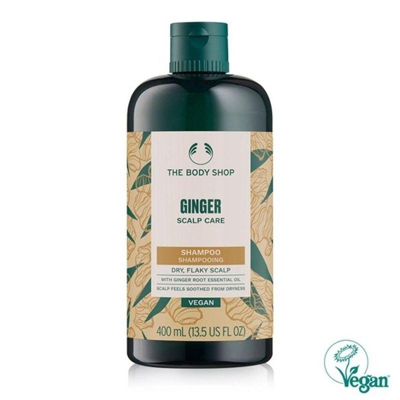 The Body Shop Имбирный шампунь для кожи головы 400 мл 001_Ginger Scalp Care Shampoo 400ml