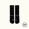 Coolmax Odd Socks 3pack Running Crew Socks  Black
