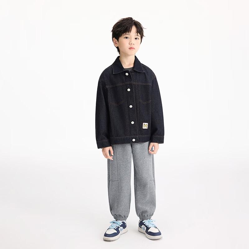 Boys' Retro Stitch Denim Jacket