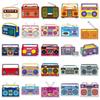 50pcs Retro Radio Cartoon Graffiti Stickers - Colorful, Waterproof for Laptops, Phones, and Stationery