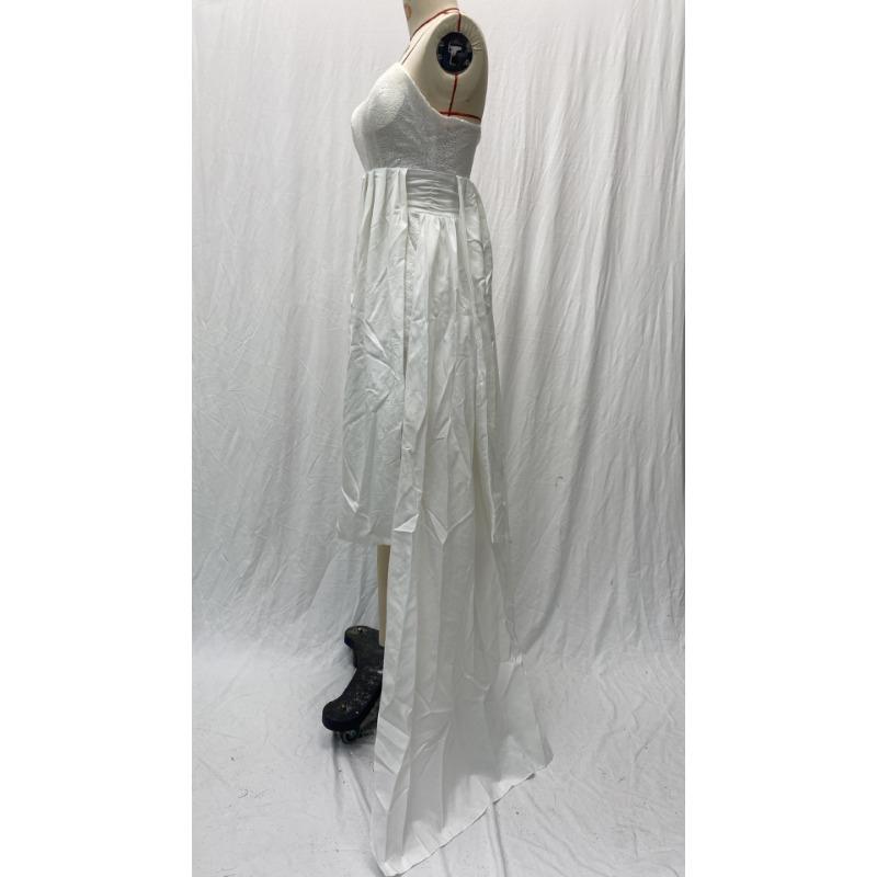 Women's Summer Slim Solid Colour Sheath Hem Tie Sequins Short Dresses