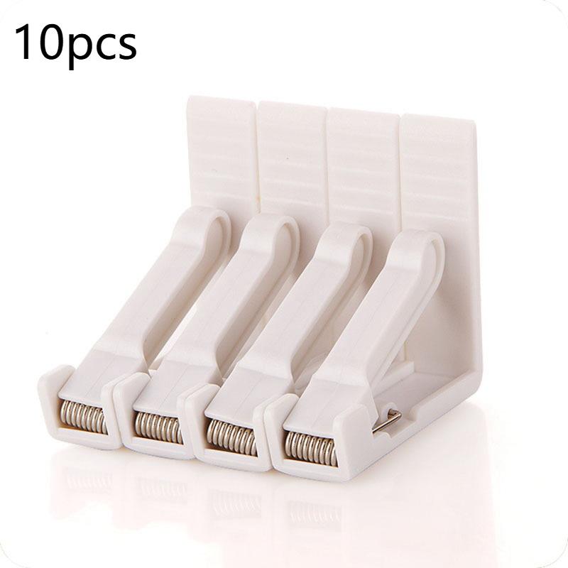 10Pcs Transparent Plastic Tablecloth Clips Non-slip Securing Holder Decorative Leaf Tablecloth Clamp Holder Table Cover Clamps