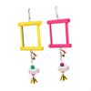 2 Chicken Mirror Toys, Wooden Pecking Toy, Sharpening Stones