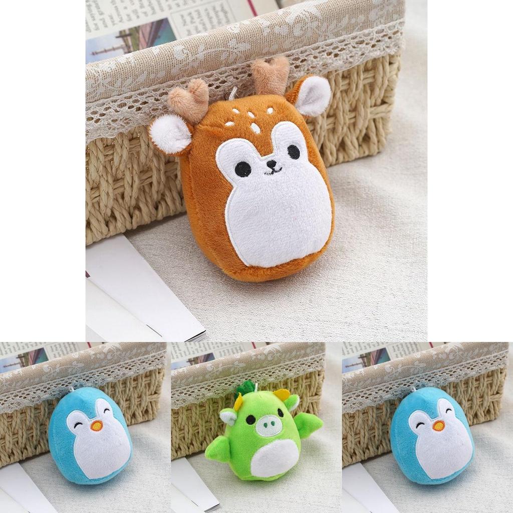 Cozy Squishallow Keychain Bear Plush Toy For Children Gift