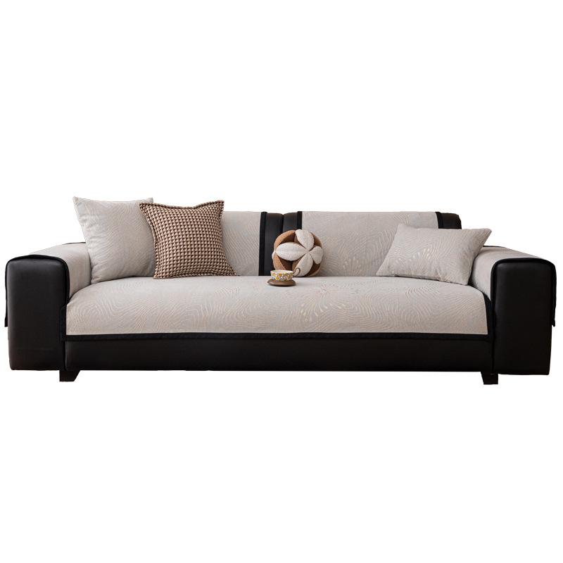 French Chenille Retro Sofa Cushion Simple High-End Light Luxury New Non-Slip Straight Row Sofa Cover Backrest Towel Cover Towel