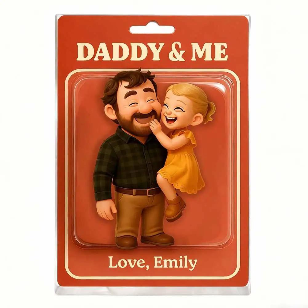 

Customizable Acrylic Photo Figurine Plaque Block - Personalized Gift for Dad Husband Action Doll for Christmas Holiday U2V8