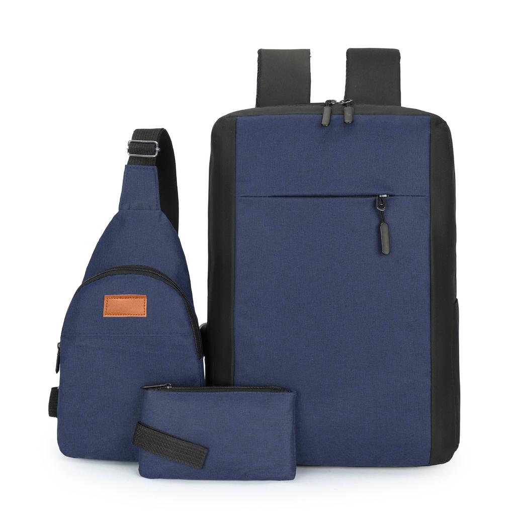 Schoolbag casual large capacity trend personality foreign style new men niche design backpack business trend simple backpack