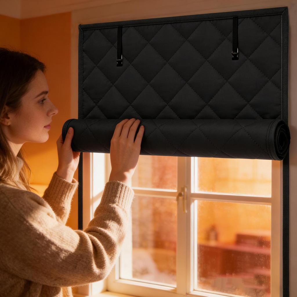 Window Insulation For Winter Insulated Reusable Covering Cold Weather Window Winterizing Kit For Bedroom Home Basement Living