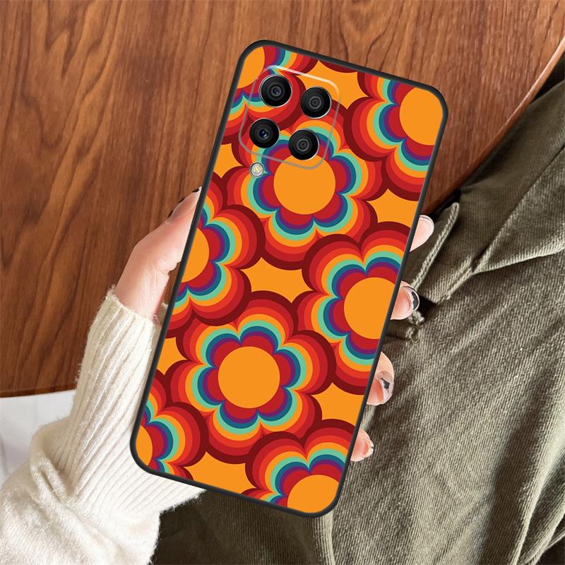 

Rainbow 70s Groovy landscape Case For Samsung Galaxy M53 M33 M23 M13 M14 M54 M11 M21 M31 M51 M12 M22 M32 M52 M31s Coque Samsung M22