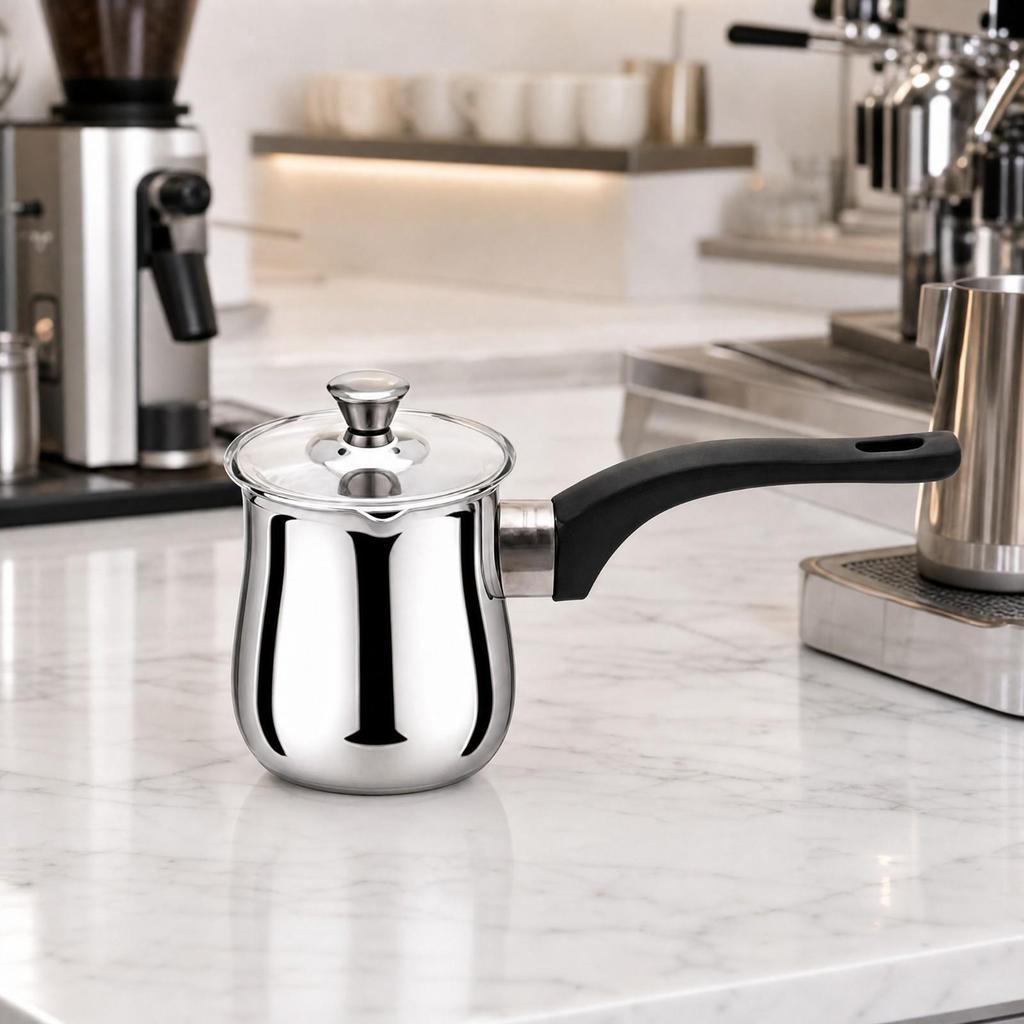 Thickened Stainless Steel Coffee and Tea Pot Food-Safe Teapot Long-Lasting
