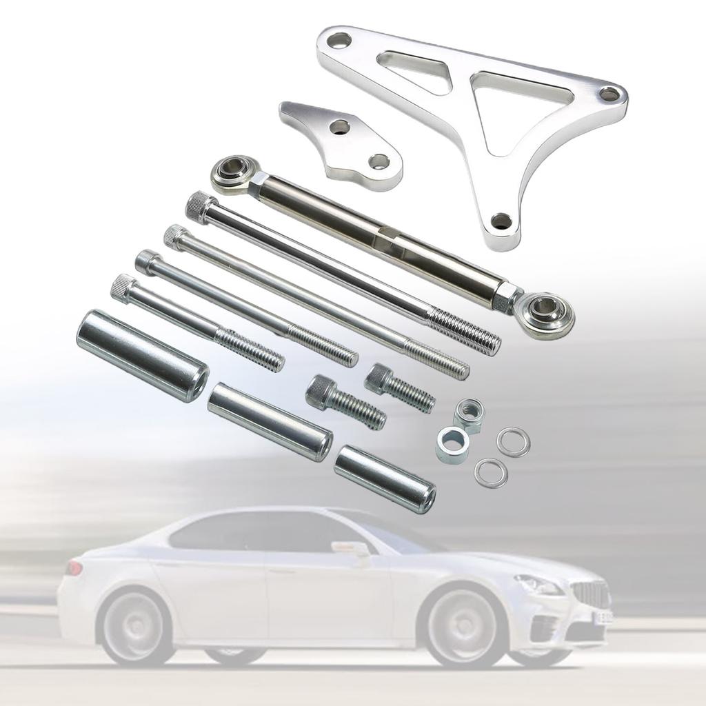 Polished Aluminum Alternator Bracket Kit for Small Block SBF 289 302 5.0L Billet Mounting Generator Bracket Accessories