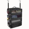 Suitcase Organizer Travel Luggage Organizers Hanging Shelve Packing Small Compartments Collapsible Hanging Clothes Storage Bags