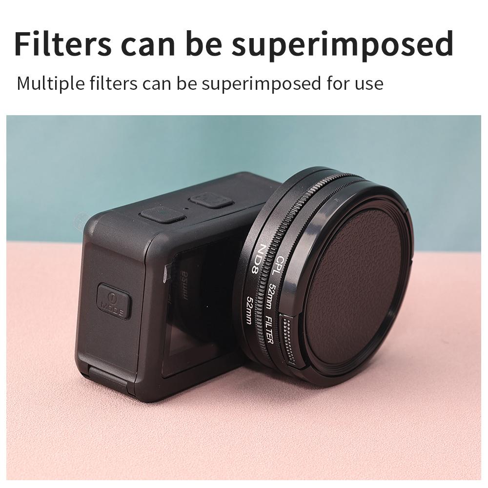 High Definition Image Quality Camera Lens Filter For XTU X3 UV CPL Polarizing Protective ND8 ND32 ND64 Camera Filter Accessories
