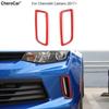 Red Daytime Running Light Lamp Cover Trim Frame For Chevrolet Camaro 2017-