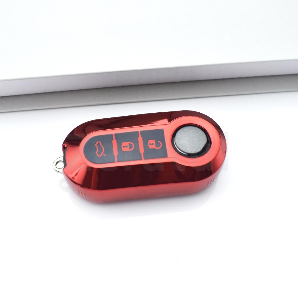 3 Buttons Auto Shell Holder For Fiat Grande Punto Lancia Musa Ducato 500 500L Panda Remote Folding Flip Key Case Cover
